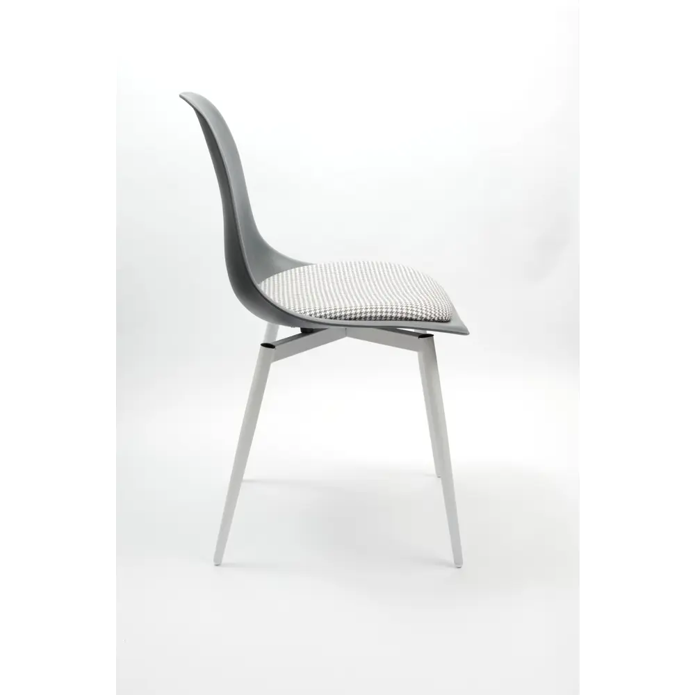 Фото 7 Стул Zip-mebel Туссе 45x83x46 см рогожка цвет серый/светло-серый Фото 7 Стул Zip-mebel Туссе 45x83x46 см рогожка цвет серый/светло-серый