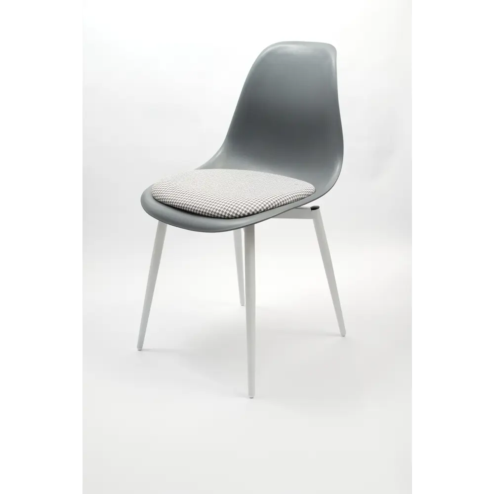 Фото 2 Стул Zip-mebel Туссе 45x83x46 см рогожка цвет серый/светло-серый Фото 2 Стул Zip-mebel Туссе 45x83x46 см рогожка цвет серый/светло-серый