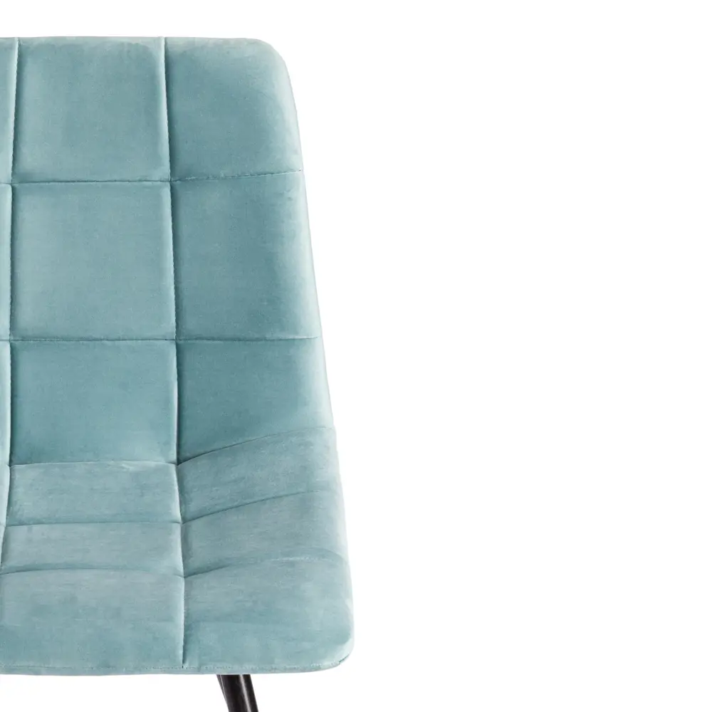 Фото 6 Стул Tetchair Chilly 88x45x53 см вельвет цвет мятный/черный Фото 6 Стул Tetchair Chilly 88x45x53 см вельвет цвет мятный/черный