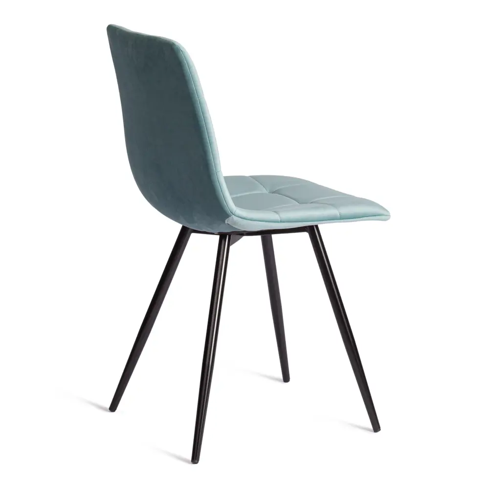 Фото 4 Стул Tetchair Chilly 88x45x53 см вельвет цвет мятный/черный Фото 4 Стул Tetchair Chilly 88x45x53 см вельвет цвет мятный/черный