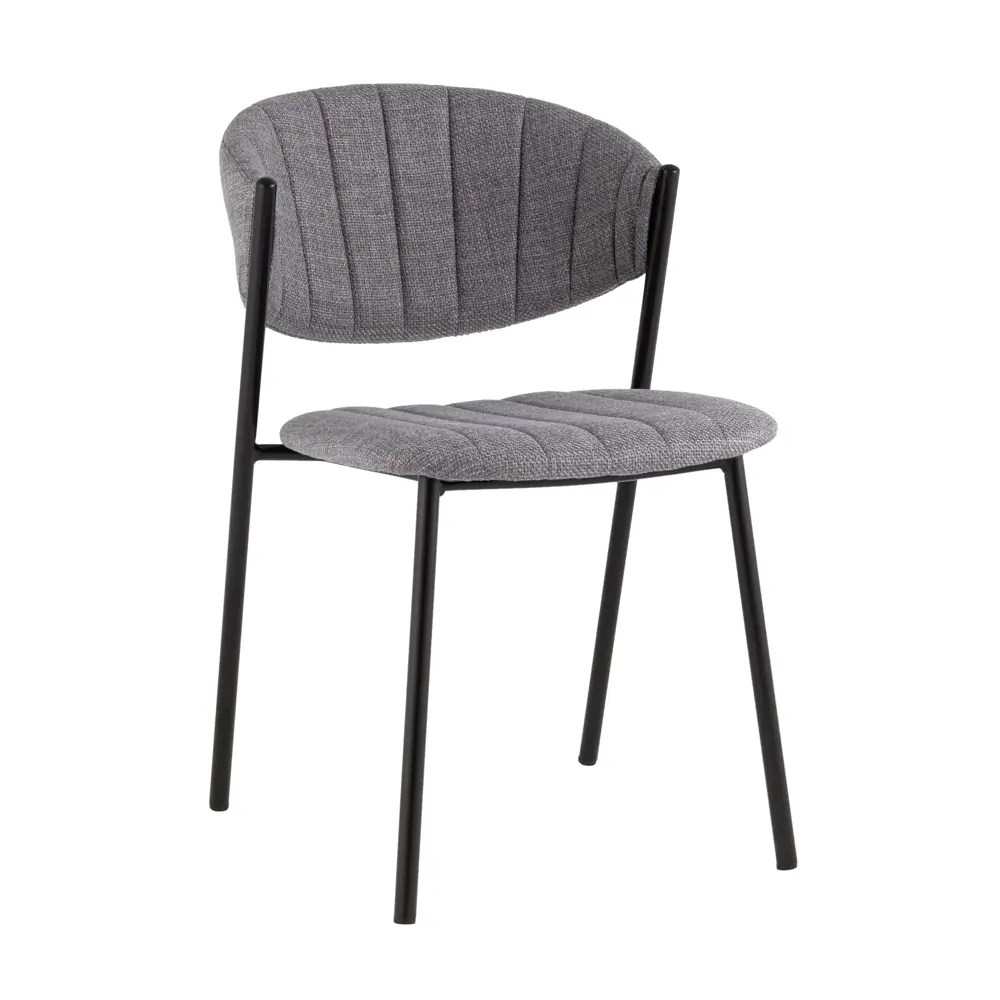 Фото 2 Кухонный стул Stool group Харпер 78x58x50 см рогожка цвет серый Фото 2 Кухонный стул Stool group Харпер 78x58x50 см рогожка цвет серый