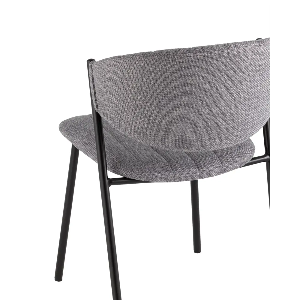 Фото 6 Кухонный стул Stool group Харпер 78x58x50 см рогожка цвет серый Фото 6 Кухонный стул Stool group Харпер 78x58x50 см рогожка цвет серый
