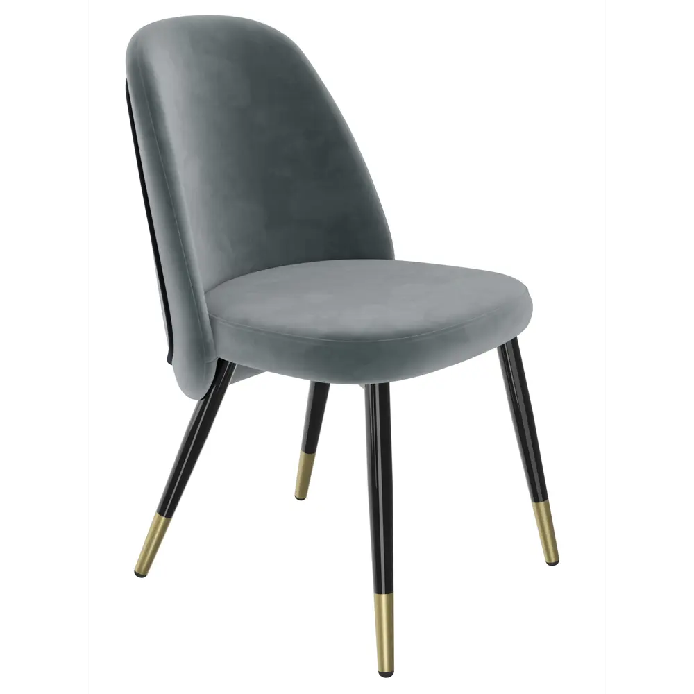 Фото 2 Стул Milavio Мартин 11/24Ч/З 46x85x58 см текстиль цвет серый Фото 2 Стул Milavio Мартин 11/24Ч/З 46x85x58 см текстиль цвет серый