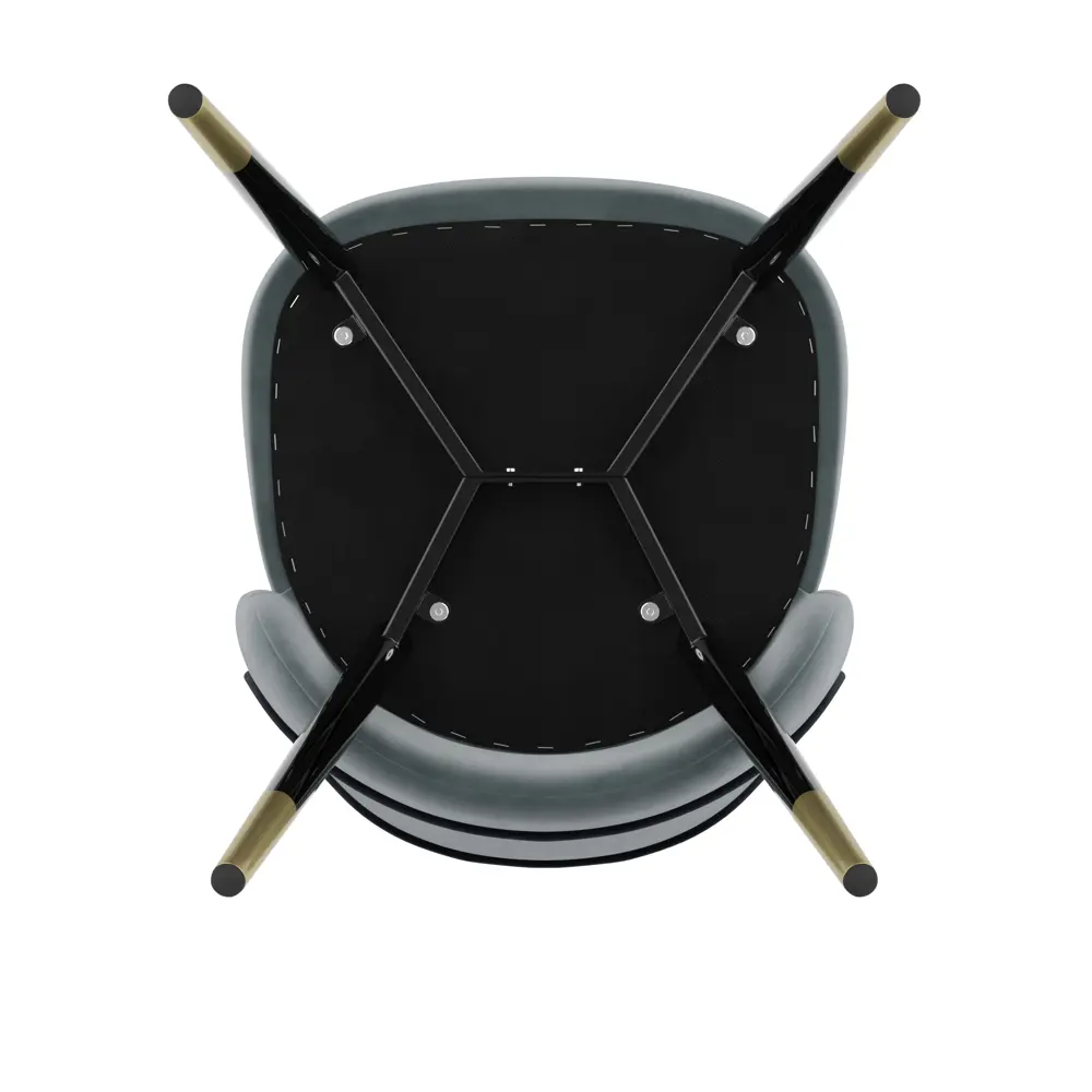 Фото 6 Стул Milavio Мартин 11/24Ч/З 46x85x58 см текстиль цвет серый Фото 6 Стул Milavio Мартин 11/24Ч/З 46x85x58 см текстиль цвет серый