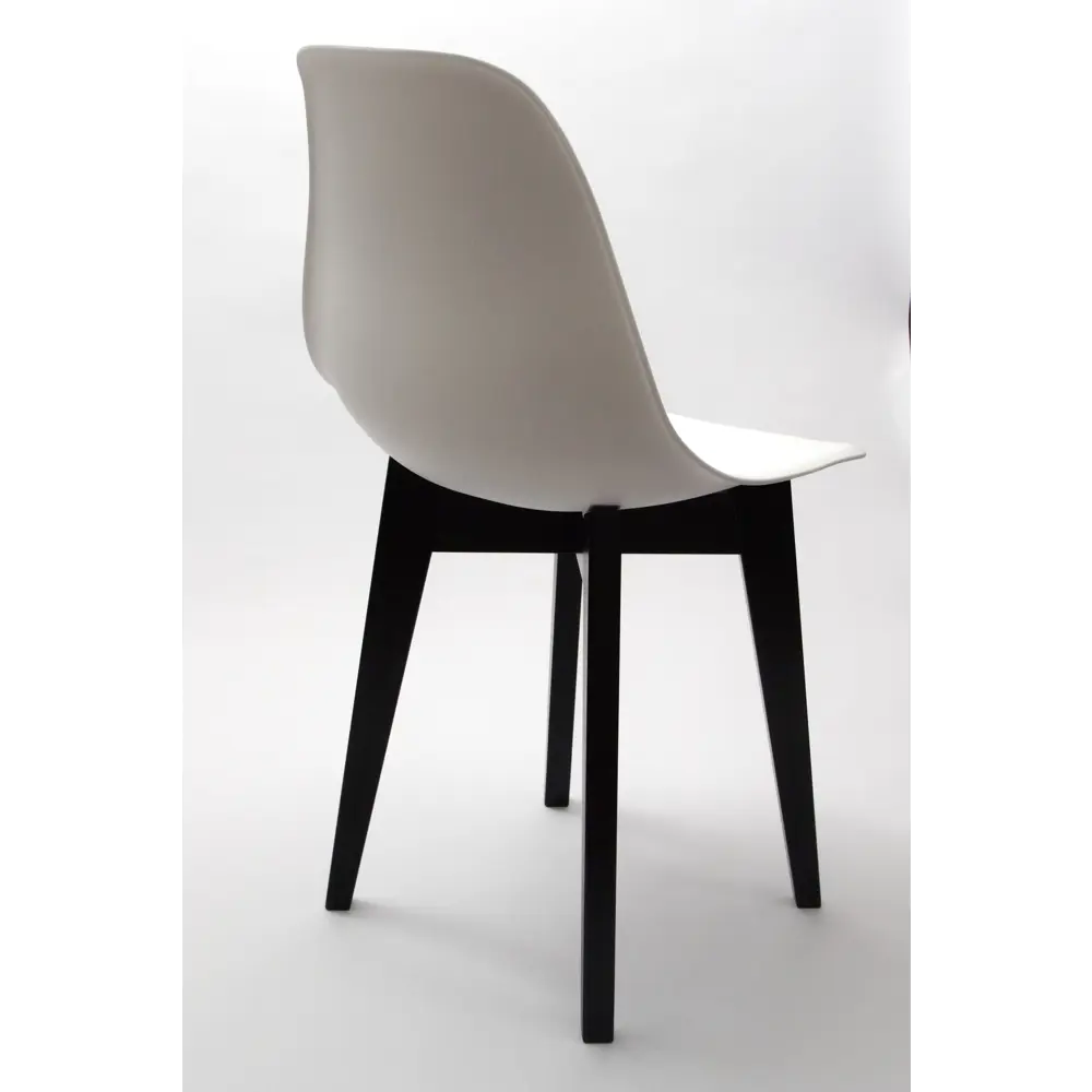 Фото 9 Комплект стульев 3 шт Zip-Mebel Сашш 45x83x46 см ABS-пластик цвет белый/черный Фото 9 Комплект стульев 3 шт Zip-Mebel Сашш 45x83x46 см ABS-пластик цвет белый/черный