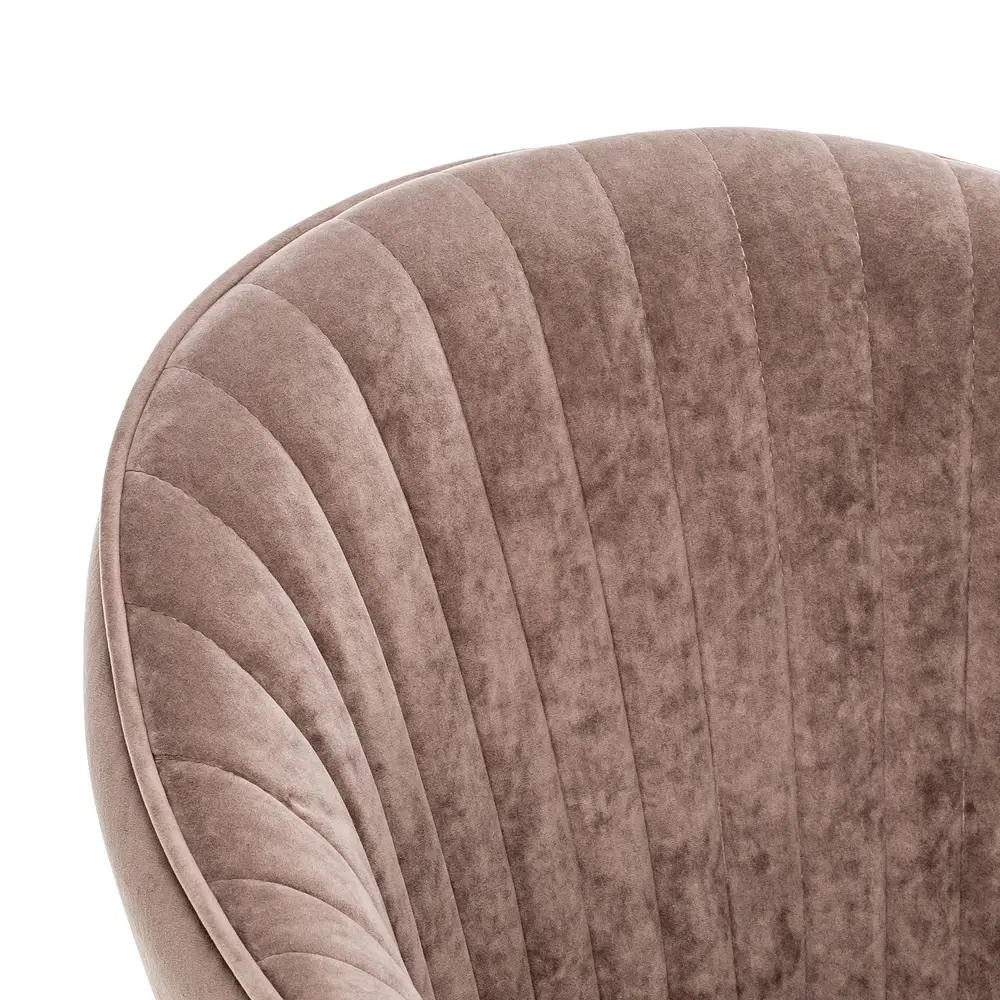 Фото 4 Стул Leset Вайд 360 50x92x64 см велюр цвет белый/латте