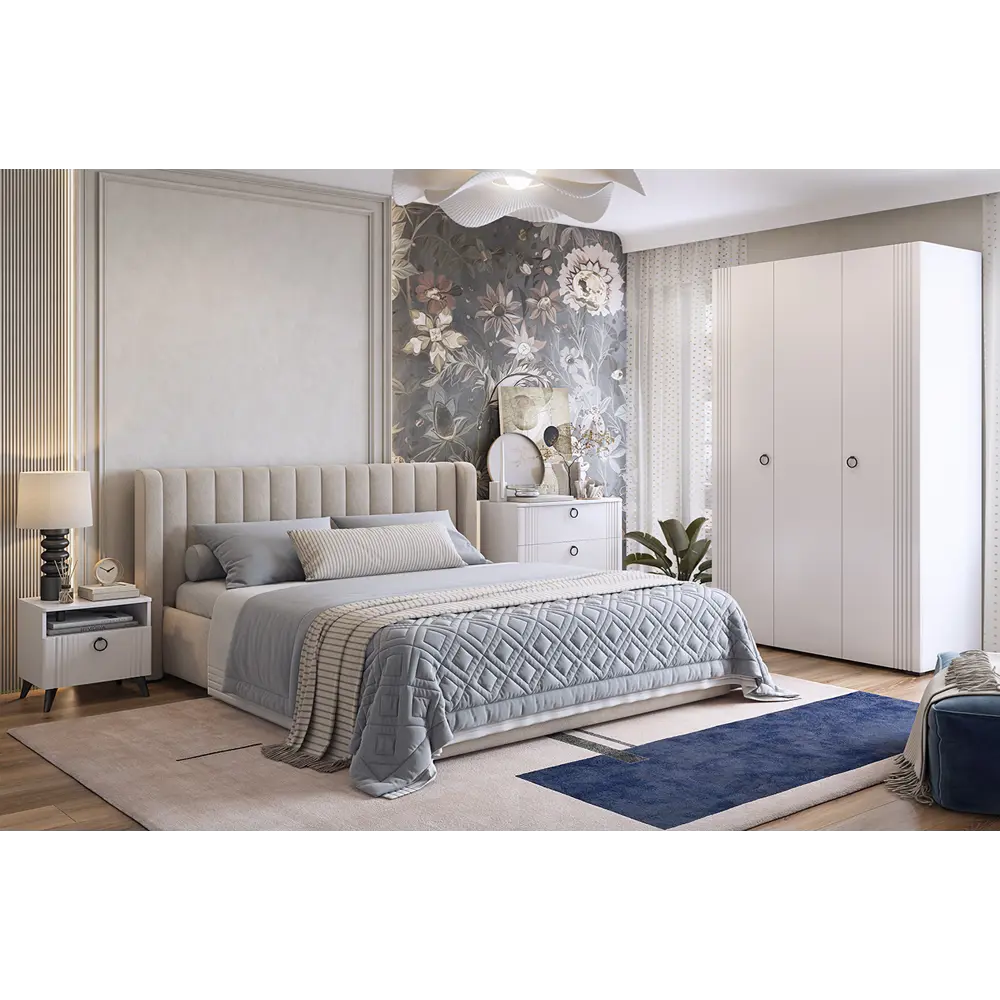 Фото Тумба прикроватная Mebelson 45x44.6x42.8 см 1 ящик ЛДСП цвет белый Фото Тумба прикроватная Mebelson 45x44.6x42.8 см 1 ящик ЛДСП цвет белый