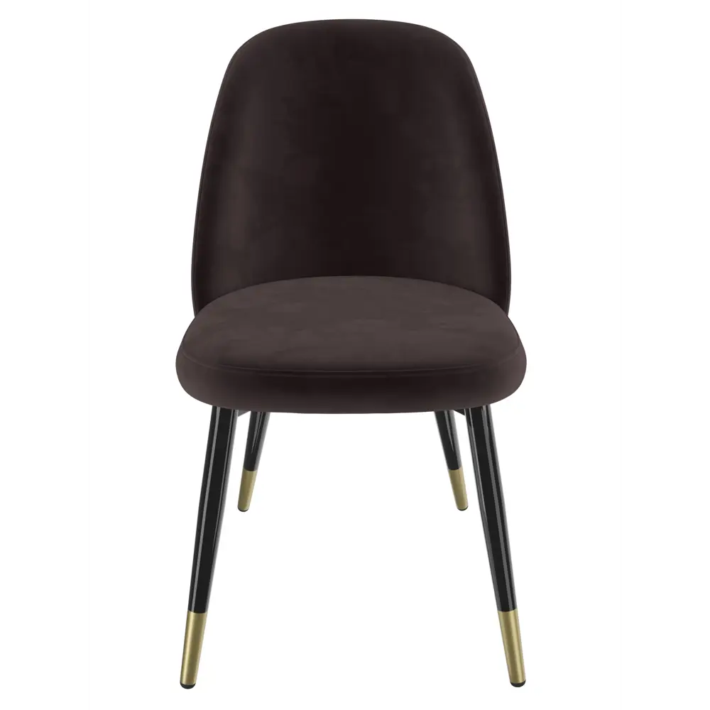 Фото 2 Стул Milavio Фаберже 46x85x58 см текстиль цвет коричневый Фото 2 Стул Milavio Фаберже 46x85x58 см текстиль цвет коричневый