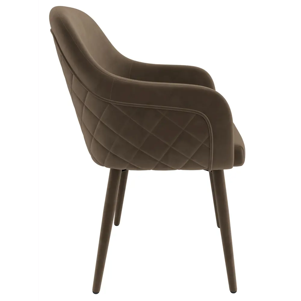 Фото 4 Стул Milavio ВенецияMR-6 57x85x58 см велюр цвет коричневый