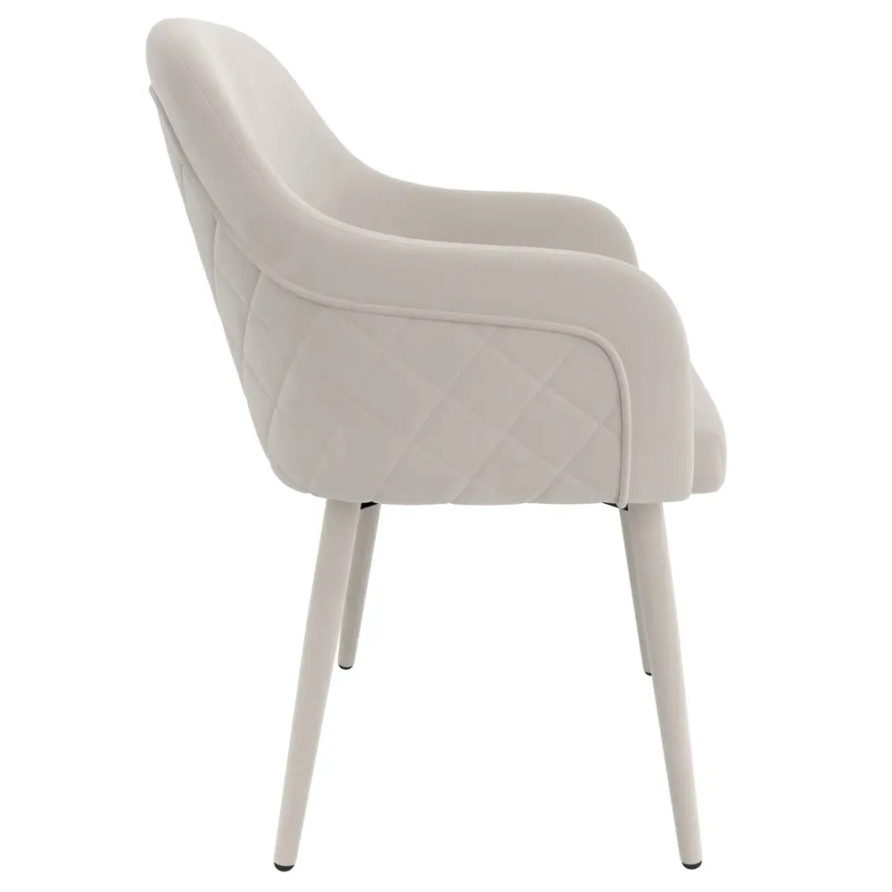 Фото 3 Стул Milavio ВенецияMR-25 57x85x58 см велюр цвет бежевый Фото 3 Стул Milavio ВенецияMR-25 57x85x58 см велюр цвет бежевый