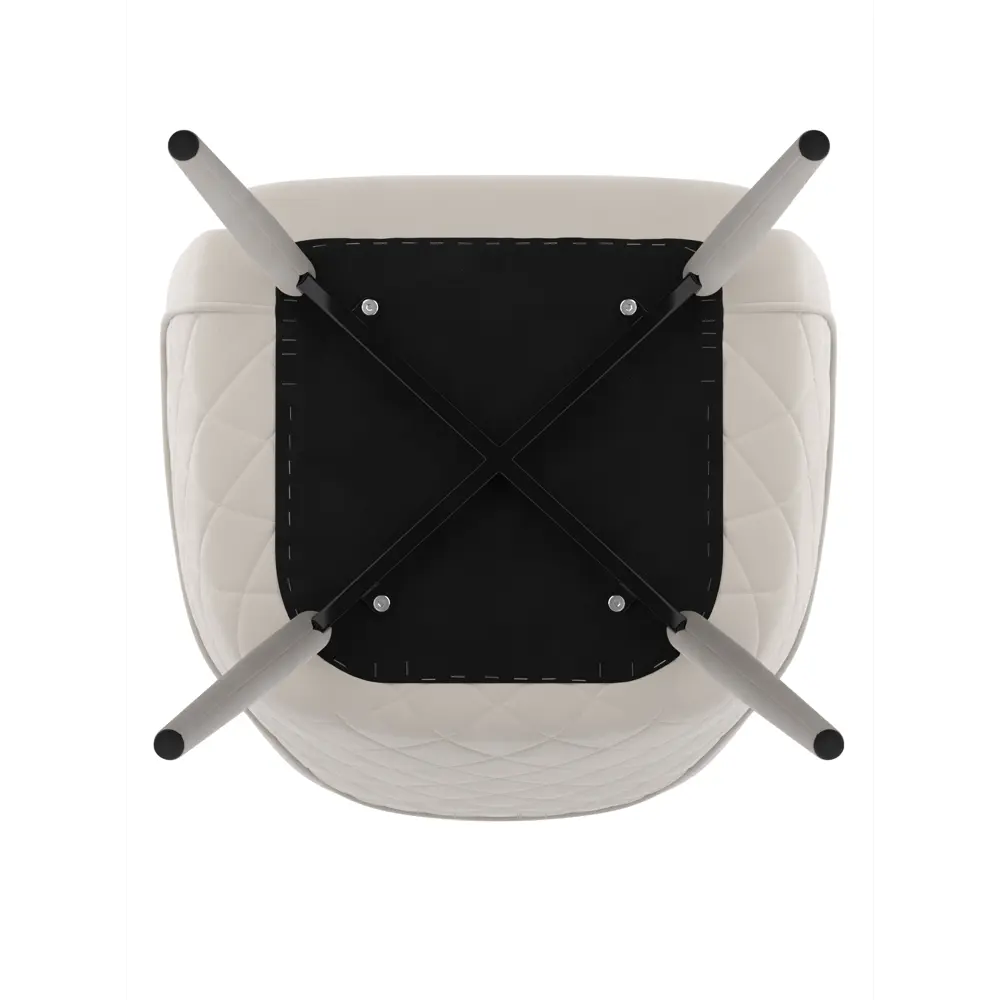 Фото 5 Стул Milavio ВенецияMR-25 57x85x58 см велюр цвет бежевый Фото 5 Стул Milavio ВенецияMR-25 57x85x58 см велюр цвет бежевый