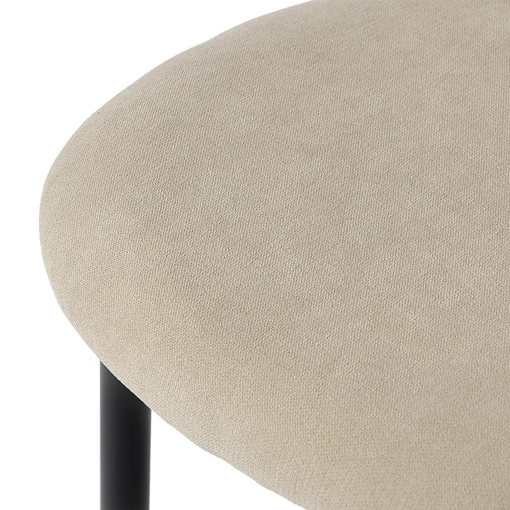 Фото 4 Стул Bergenson bjorn Round 44.5x76x53 см текстиль цвет ванильный Фото 4 Стул Bergenson bjorn Round 44.5x76x53 см текстиль цвет ванильный