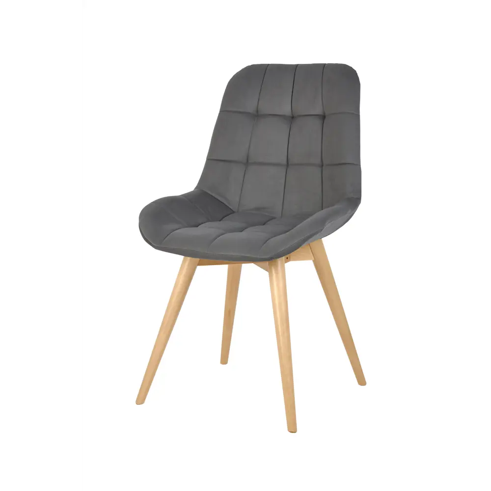 Фото 3 Комплект обеденных стульев 2 шт Polini Home verona sd 53x89x58 см велюр цвет серый Фото 3 Комплект обеденных стульев 2 шт Polini Home verona sd 53x89x58 см велюр цвет серый