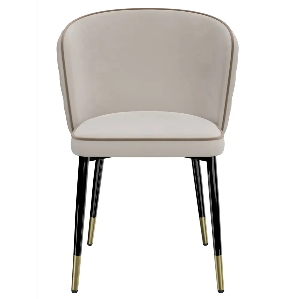 Фото 2 Стул для кухни обеденный Milavio Y801-V Seat Terracotta 57x83x49 см велюр цвет бежевый Фото 2 Стул для кухни обеденный Milavio Y801-V Seat Terracotta 57x83x49 см велюр цвет бежевый