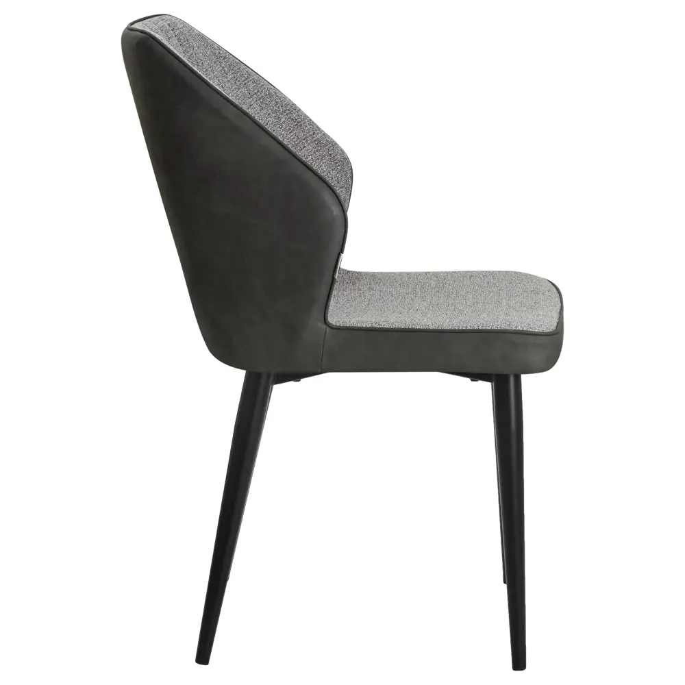 Фото 2 Кухонный стул Dobrin Kevin LML 49x49x62 см текстиль цвет серый Фото 2 Кухонный стул Dobrin Kevin LML 49x49x62 см текстиль цвет серый