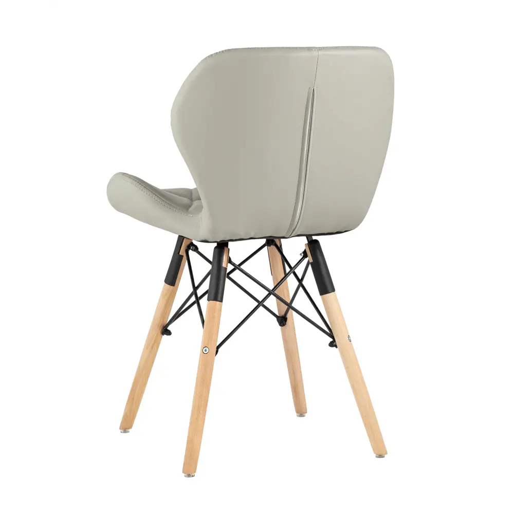 Фото 5 Стул кухонный Стул груп Бон 71x54x48 см экокожа цвет серый DC-19122601 grey EAMES Фото 5 Стул кухонный Стул груп Бон 71x54x48 см экокожа цвет серый DC-19122601 grey EAMES