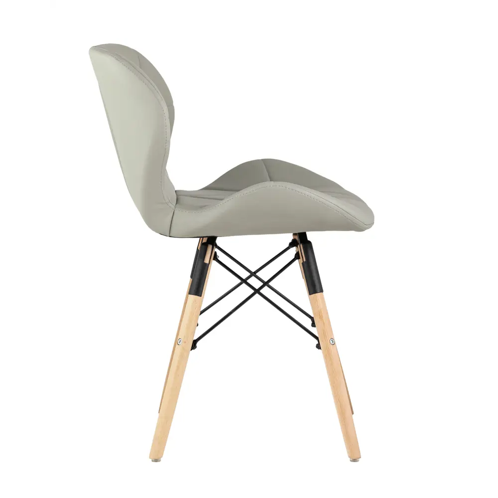Фото 6 Стул кухонный Стул груп Бон 71x54x48 см экокожа цвет серый DC-19122601 grey EAMES Фото 6 Стул кухонный Стул груп Бон 71x54x48 см экокожа цвет серый DC-19122601 grey EAMES