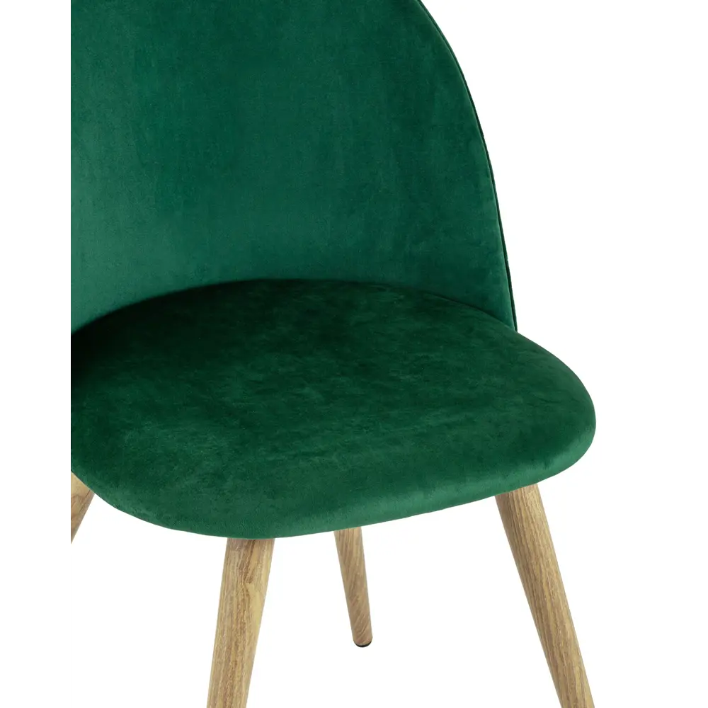 Фото 2 Стул кухонный Стул груп Лион 77x56x50 см велюр цвет зеленый DC-69030A HLR-56 Фото 2 Стул кухонный Стул груп Лион 77x56x50 см велюр цвет зеленый DC-69030A HLR-56