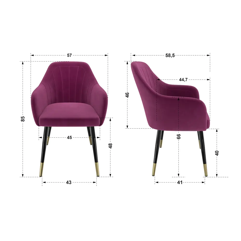 Фото 6 Стул для кухни обеденный Milavio Миллениум28Ч/С 45x85x58.5 см велюр цвет красный Фото 6 Стул для кухни обеденный Milavio Миллениум28Ч/С 45x85x58.5 см велюр цвет красный