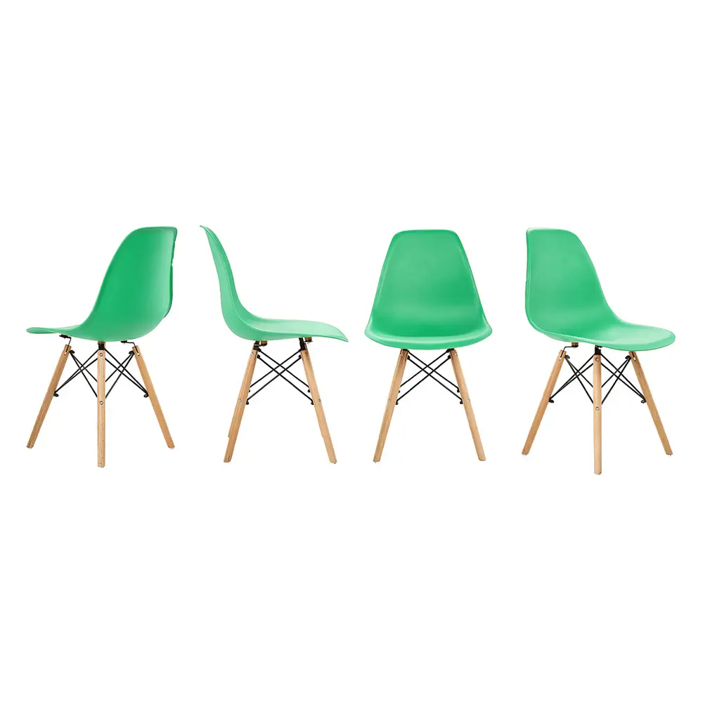 Фото 11 Комплект кухонных стульев Ergozen Eames dsw pro 46x83x41 см 4 шт пластик цвет зеленый Фото 11 Комплект кухонных стульев Ergozen Eames dsw pro 46x83x41 см 4 шт пластик цвет зеленый