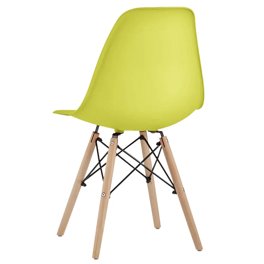 Фото 9 Комплект кухонных стульев Ergozen Eames dsw pro 46x83x41 см 4 шт пластик цвет желтый Фото 9 Комплект кухонных стульев Ergozen Eames dsw pro 46x83x41 см 4 шт пластик цвет желтый