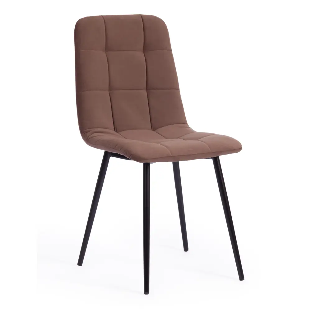 Фото Стул Tetchair 18290 88x59x45 см велюр цвет коричневый