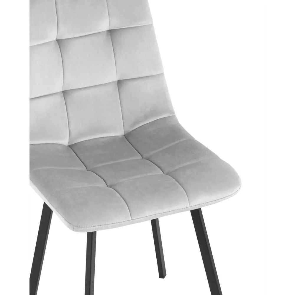 Фото 6 Стул кухонный Стул груп Chilly 86x56x45 см велюр цвет серебристый OS-2011 HLR-14 Фото 6 Стул кухонный Стул груп Chilly 86x56x45 см велюр цвет серебристый OS-2011 HLR-14