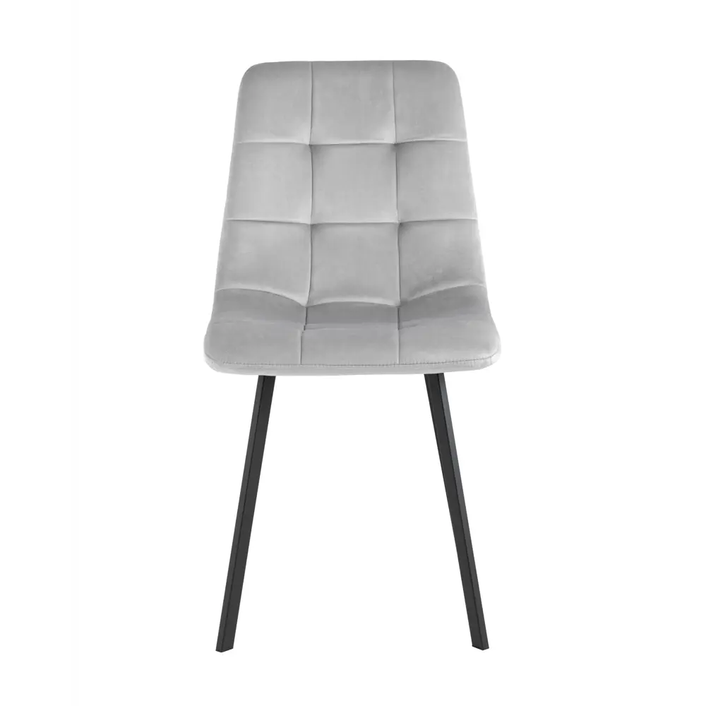 Фото 3 Стул кухонный Стул груп Chilly 86x56x45 см велюр цвет серебристый OS-2011 HLR-14 Фото 3 Стул кухонный Стул груп Chilly 86x56x45 см велюр цвет серебристый OS-2011 HLR-14