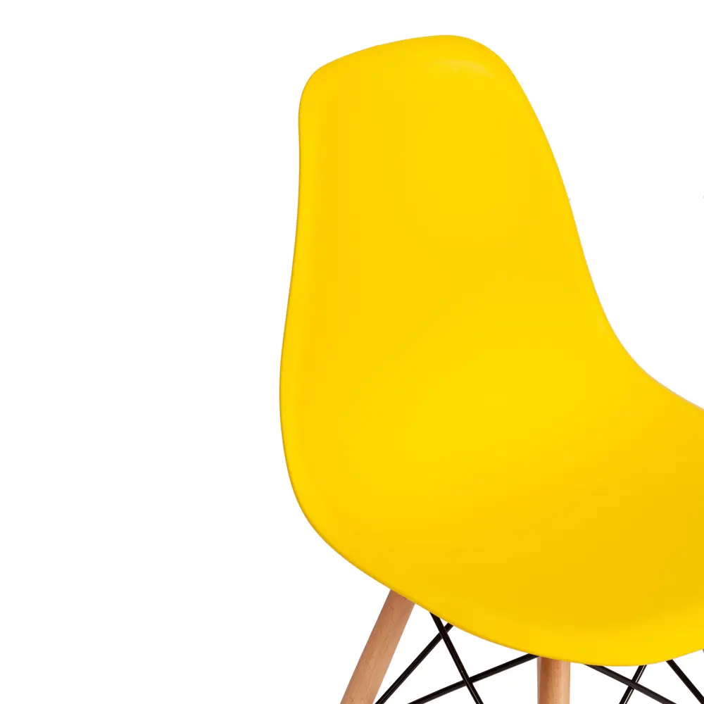 Фото 7 Комплект стульев 4 шт Tetchair Cindy Eames mod. 1801 82x46x51 см пластик цвет желтый Фото 7 Комплект стульев 4 шт Tetchair Cindy Eames mod. 1801 82x46x51 см пластик цвет желтый