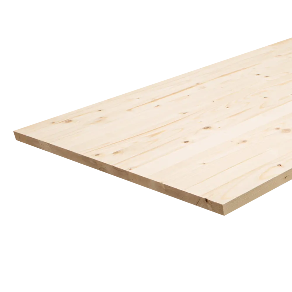 Фото 2 Мебельный щит Дом дерева 30x90x2.8 см ель сорт AB