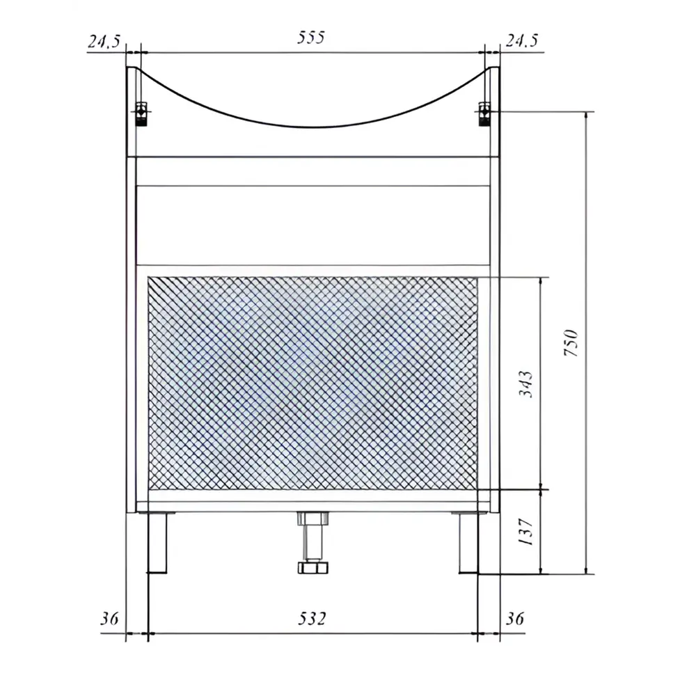 Фото 7 Тумба под раковину напольная 1Marka Вита 65 см цвет белый У50110