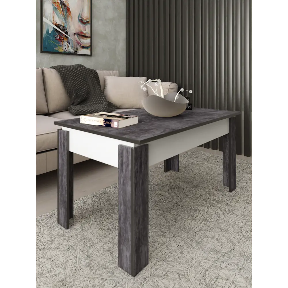 Фото 3 Журнальный столик прямоугольный Capsula mebel 1000x60x54 см черный Фото 3 Журнальный столик прямоугольный Capsula mebel 1000x60x54 см черный