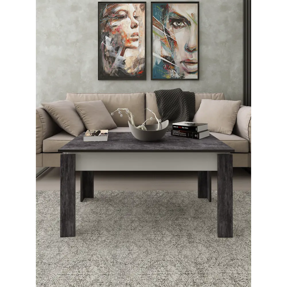 Фото 2 Журнальный столик прямоугольный Capsula mebel 1000x60x54 см черный Фото 2 Журнальный столик прямоугольный Capsula mebel 1000x60x54 см черный