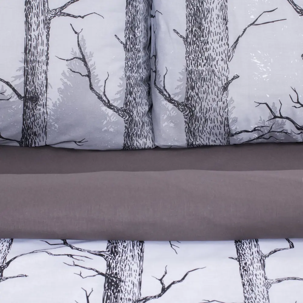 Фото 6 Комплект постельного белья Этель полутораспальный Лес бязь