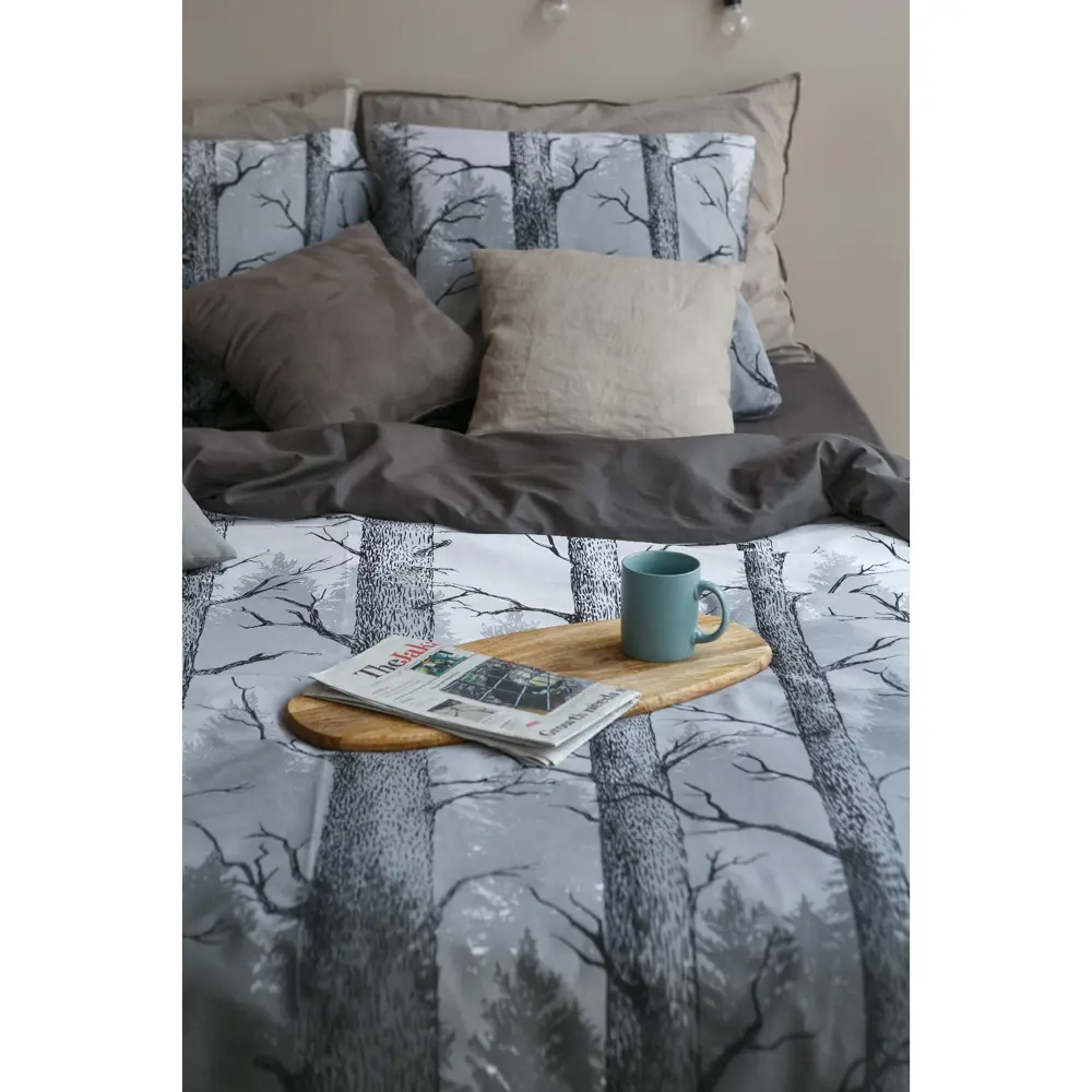 Фото 3 Комплект постельного белья Этель полутораспальный Лес бязь