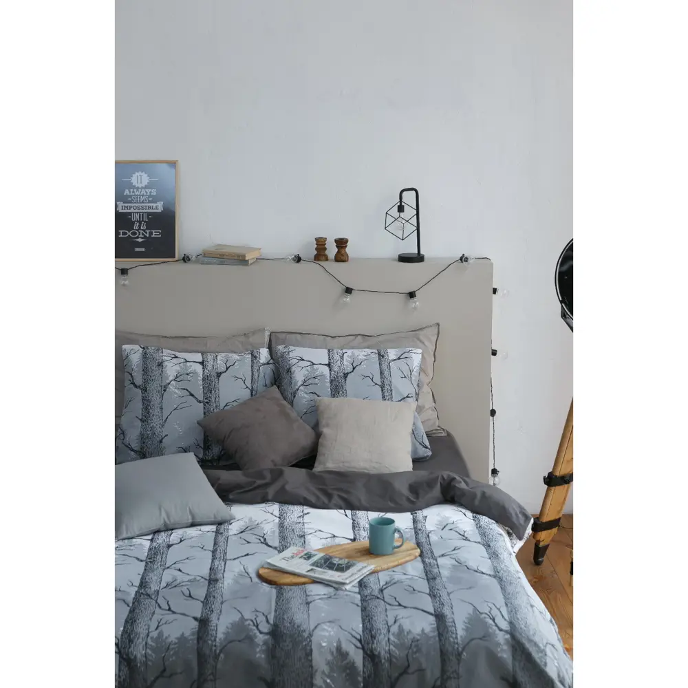 Фото 12 Комплект постельного белья Этель полутораспальный Лес бязь