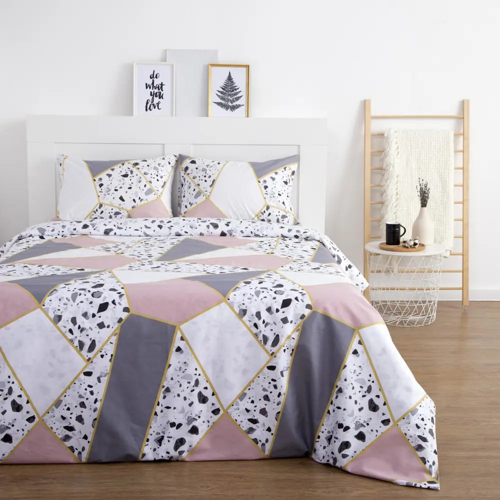 Фото Комплект постельного белья LoveLife двуспальный "Фьюжн" сатин Фото Комплект постельного белья LoveLife двуспальный "Фьюжн" сатин