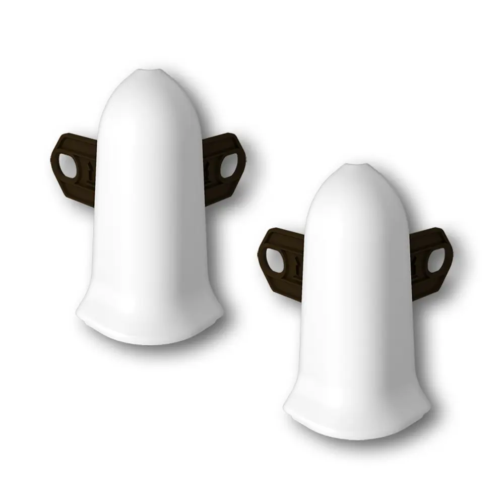 Фото Угол наружный (внешний) с крепежом для плинтуса Идеал Классик 001 Белый_IRC 55 мм (упаковка 20 шт) Фото Угол наружный (внешний) с крепежом для плинтуса Идеал Классик 001 Белый_IRC 55 мм (упаковка 20 шт)