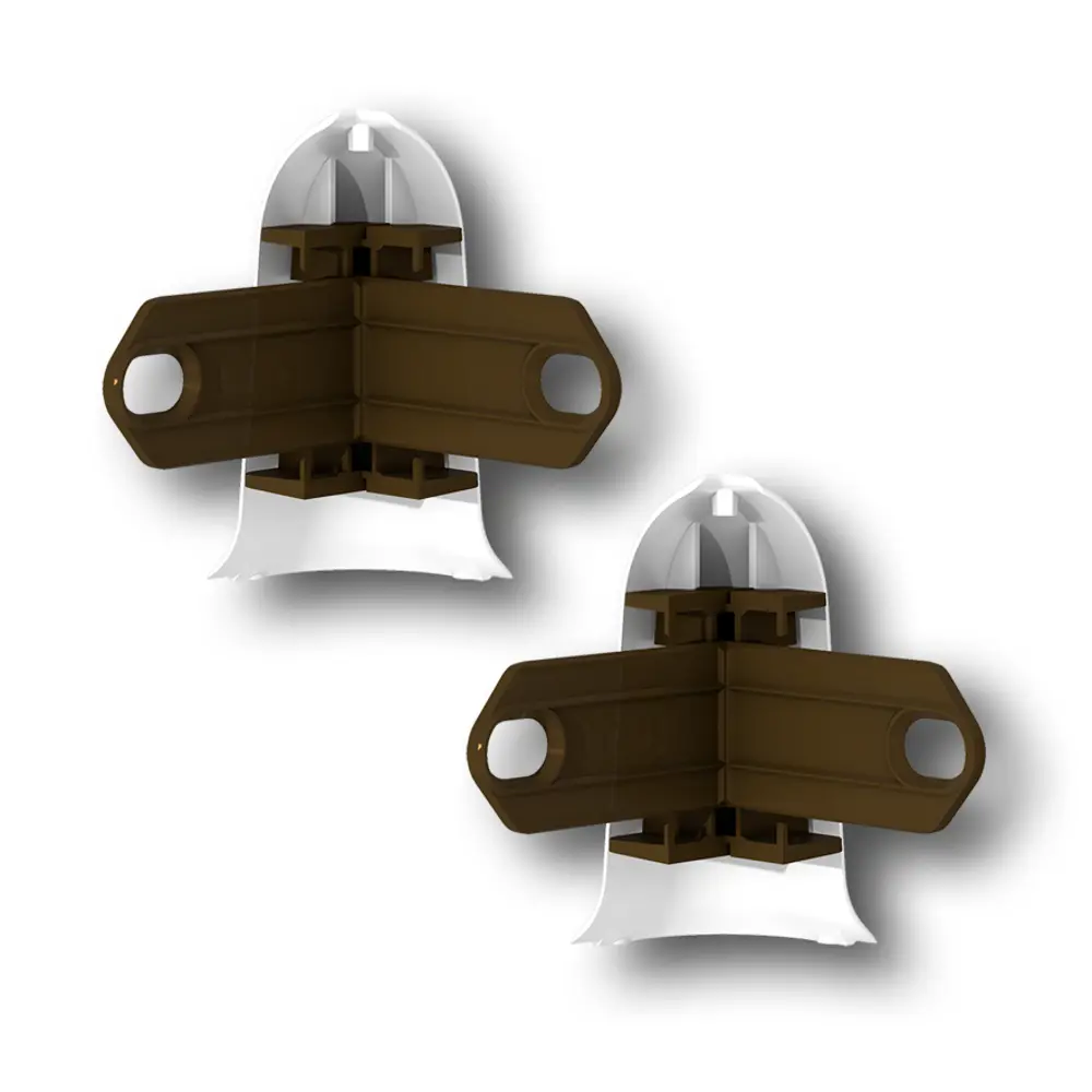 Фото 2 Угол наружный (внешний) с крепежом для плинтуса Идеал Классик 001 Белый_IRC 55 мм (упаковка 20 шт) Фото 2 Угол наружный (внешний) с крепежом для плинтуса Идеал Классик 001 Белый_IRC 55 мм (упаковка 20 шт)