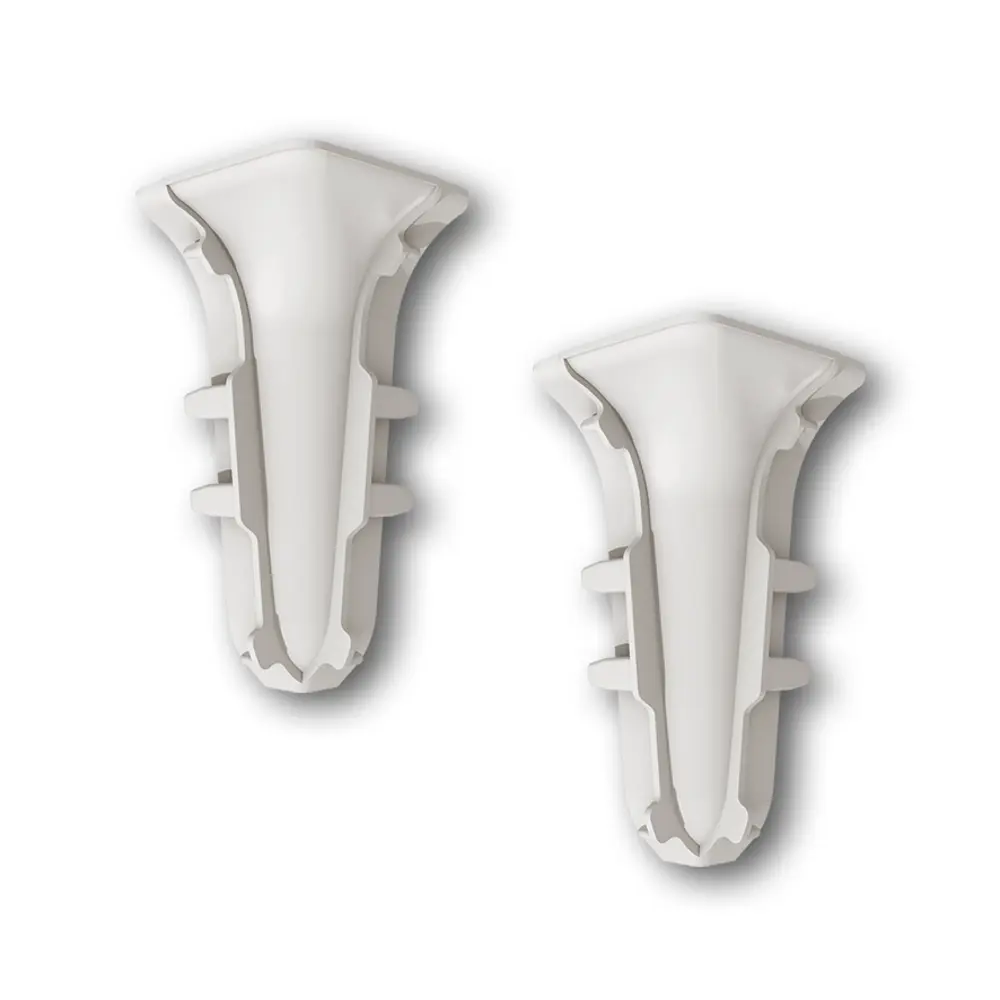 Фото 2 Внутренний уголок на плинтус Идеал Классик 253 Ясень серый_IRC 55 мм (упаковка 20 шт)