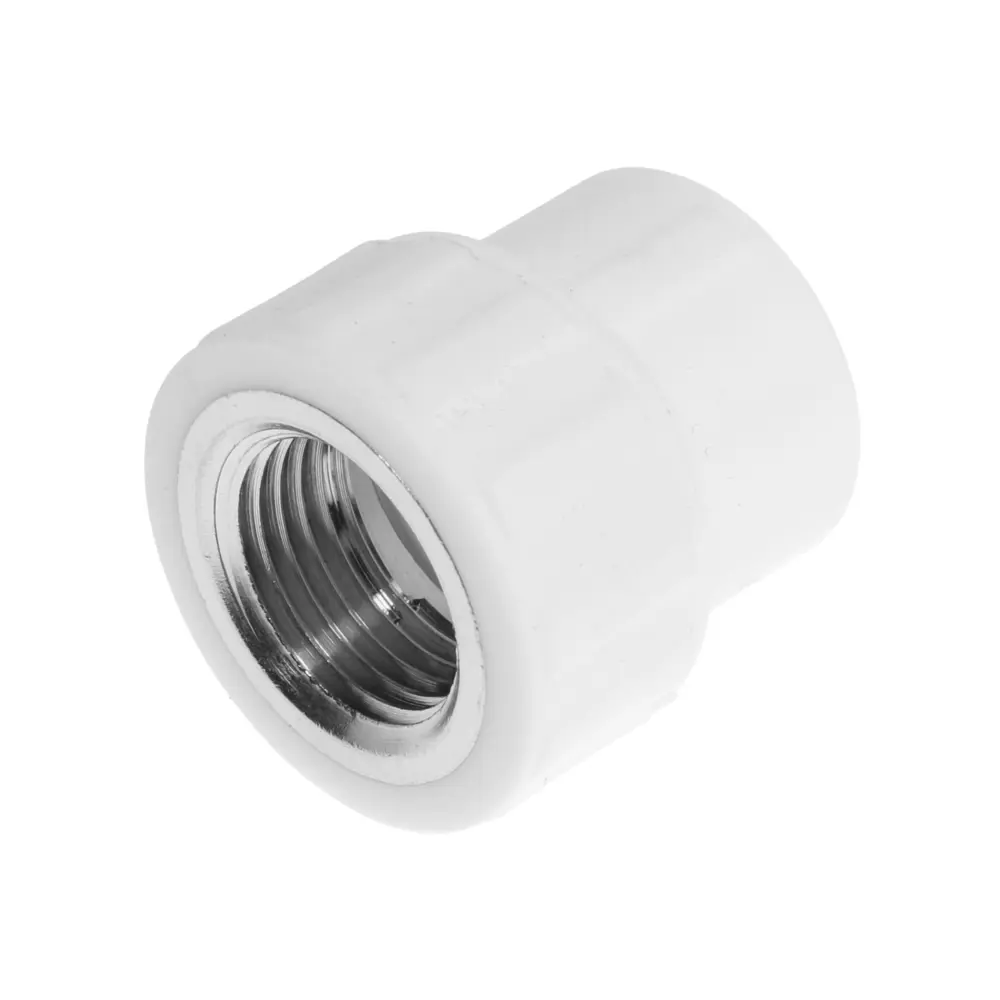 Фото Муфта комбинированная Valfex 1/2"x20 мм ВП-ВР полипропилен Фото Муфта комбинированная Valfex 1/2"x20 мм ВП-ВР полипропилен