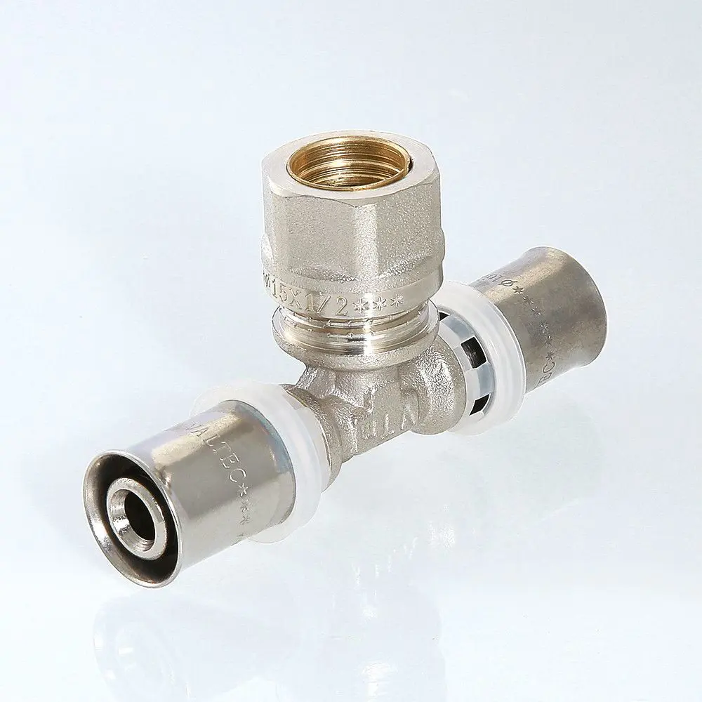 Фото 5 Тройник комбинированный Valtec 15x20 мм ВПр латунь Фото 5 Тройник комбинированный Valtec 15x20 мм ВПр латунь