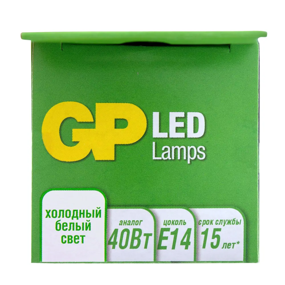 Фото 9 Набор ламп светодиодных GP LEDR50-5WE14-40K-2OS5 E14 220-240 В 5 Вт гриб матовая 450 Лм холодный белый свет 5 шт Фото 9 Набор ламп светодиодных GP LEDR50-5WE14-40K-2OS5 E14 220-240 В 5 Вт гриб матовая 450 Лм холодный белый свет 5 шт