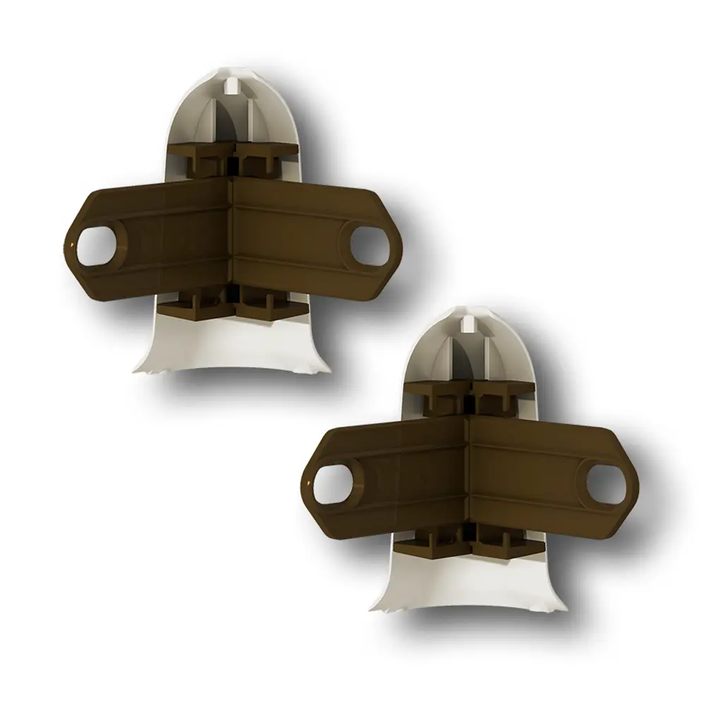 Фото 2 Угол наружный (внешний) с крепежом для плинтуса Идеал Классик 211 Дуб рустик_IRC 55 мм (упаковка 20 шт)