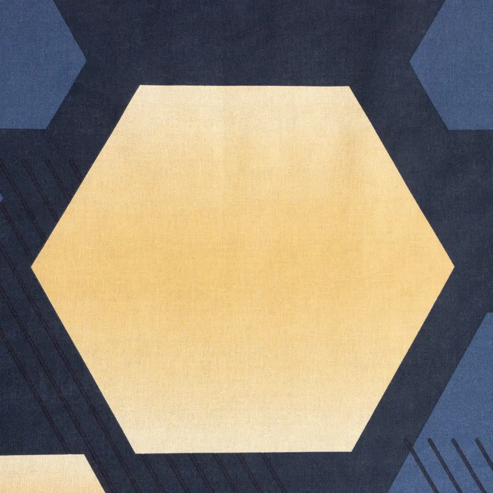 Фото 3 Комплект постельного белья Этель «Золотые соты» двуспальный, поплин, разноцветный