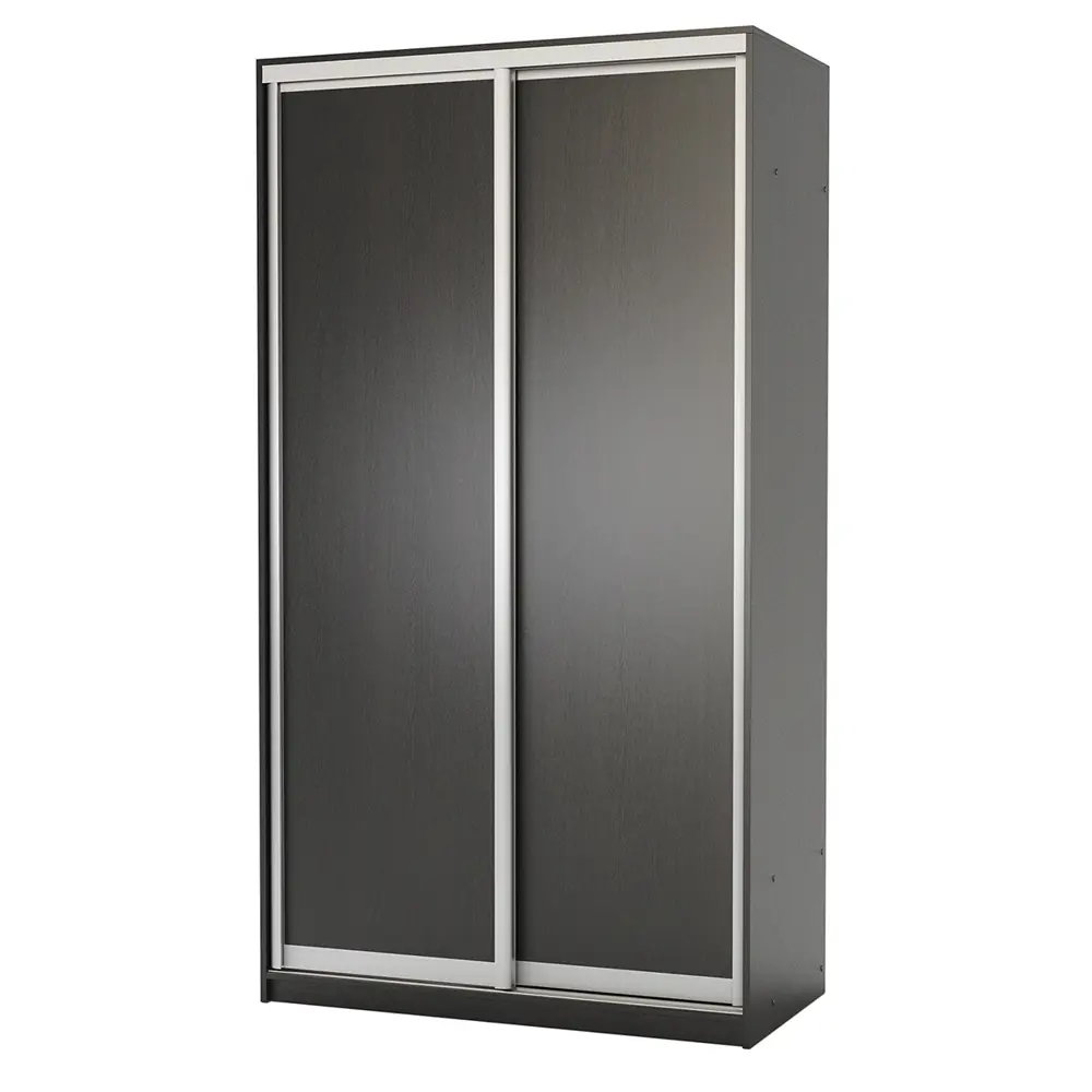 Фото 2 Шкаф-купе 220x150x45 см 7 полок ЛДСП цвет венге