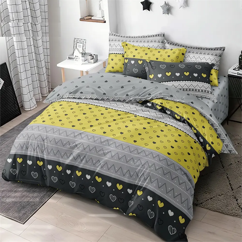 Фото Простыня Home Mercury Сердечки 30 компаньон 27354, 145x214 см, поплин, без резинки