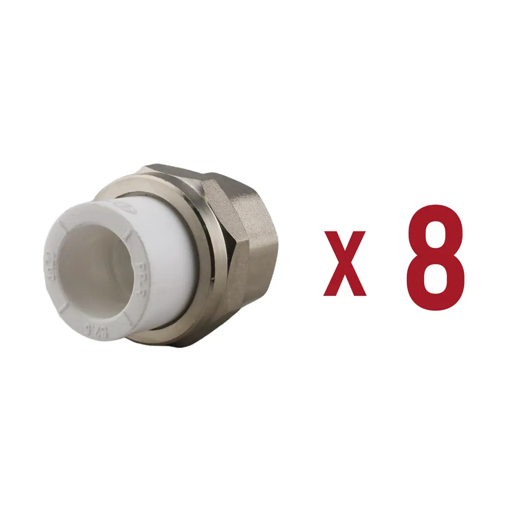 Фото Муфта комбинированная Aqualink 3/4"x20 мм ВП-ВР полипропилен 8 шт k16787 Фото Муфта комбинированная Aqualink 3/4"x20 мм ВП-ВР полипропилен 8 шт k16787