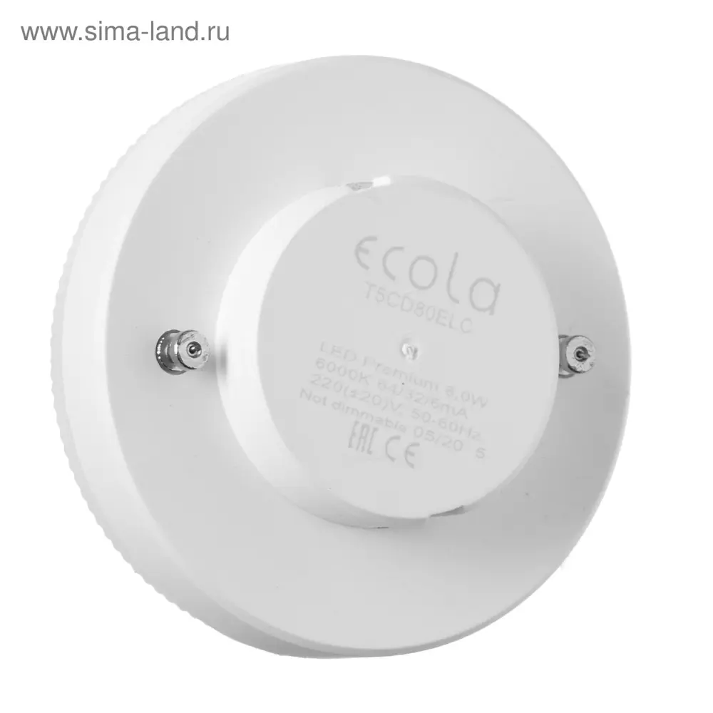 Фото 2 Умная лампа светодиодная Ecola Premium 5375328 GX53 220 В 8 Вт таблетка 640 Лм с пультом для диммера Фото 2 Умная лампа светодиодная Ecola Premium 5375328 GX53 220 В 8 Вт таблетка 640 Лм с пультом для диммера
