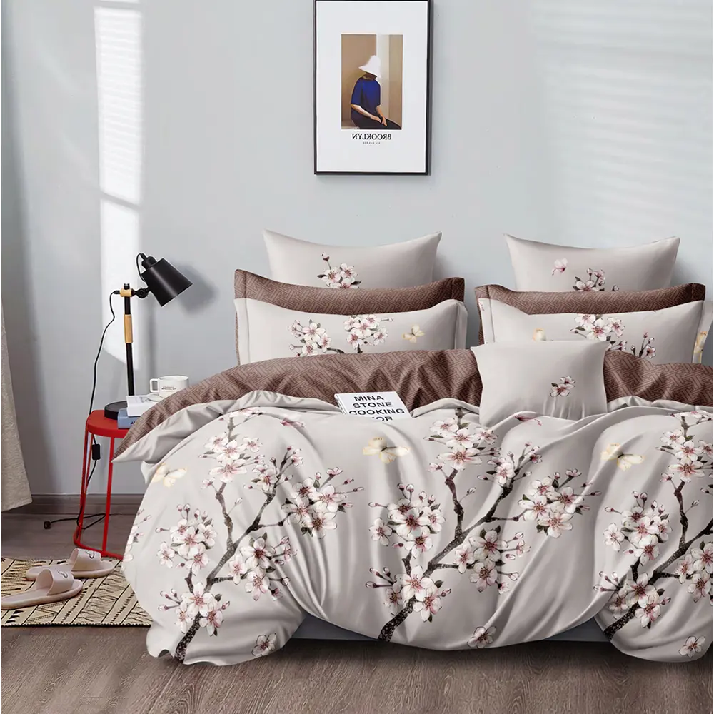 Фото Простыня Home Mercury Сакура основа 28677, 145x214 см, поплин, без резинки Фото Простыня Home Mercury Сакура основа 28677, 145x214 см, поплин, без резинки